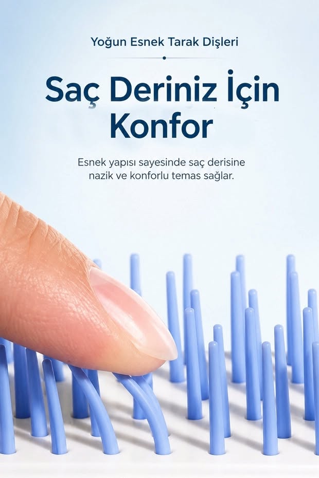 Pylora® Otomatik Temizlenen Saç Tarağı – Pratik ve Hijyenik Bakım